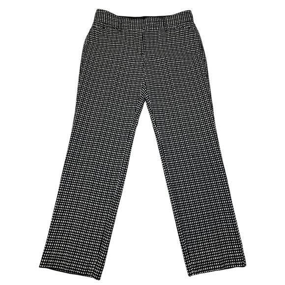 Zac & Rachel Black & White Plaid Dress Pants Career Womens Size 8 - Picture 1 of 7
